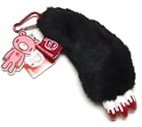 Gloomy Bear Black Paw with Bloody Nails Plush Keychain Strap