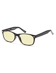 Health and Beauty: GAMMA RAY 801 Classic Computer Reading Glasses Reduces Eyestrain and Glare from Harmful Blue Light UV400 Monitors and Screens - Gamma Ray Optics