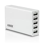 Anker® 25W 5ポート USB急速充電器　ACアダプタ iPhone5C/5S/5/4S/4/iPod/iPad/Xperia/GALAXY/ウォークマン等対応