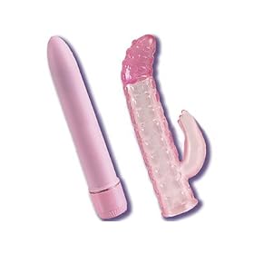 Fairy Tales Pleasure Wave Vibrator & Jelly Rabbit Sleeve Set