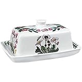 Portmeirion Botanic Garden Butter Dish with Handle Top