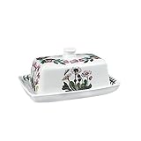 Portmeirion Botanic Garden Butter Dish with Handle Top