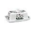 Portmeirion Botanic Garden Butter Dish with Handle Top