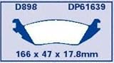 EBC Brake DP61639 Rear Premium Organic Pads