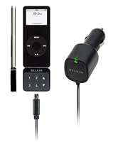 Belkin TuneFM for iPod nano - IPod FM transmitter - black [compatabile with the Nano 1G and 3G]