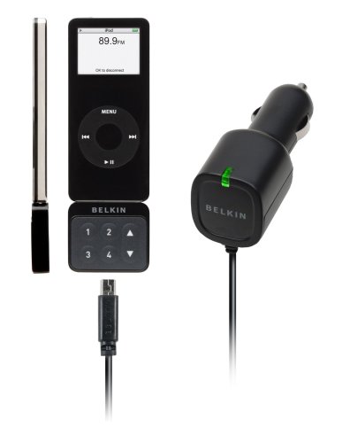 Childrens Toyshop  Electronics : Belkin TuneFM for iPod nano - IPod FM transmitter - black