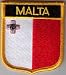 Country Flag Embroidered Patch T7 - Malta
