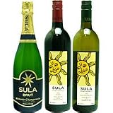 インド スラヴィンヤード3本セット(泡白赤 各1本) 750ML*3