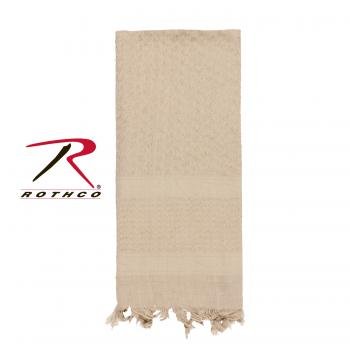 ROTHCO SOLID COLOR SHEMAGH-TACTICAL DESERT SCARF(Tan)