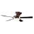Hunter 21627 Palermo 52-Inch 5-Blade Ceiling Fan, Brushed Nickel with Maple and Cherry Blades