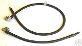 OE-Style Cloth-Jacket Battery Cable Set for 1953 1954 1955 DeSoto - 1953-55 Chrysler - 1953-55 Imperial