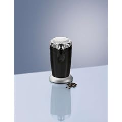 Elektrische Kaffeem�hle mit Edelstahl Schlagmesser, Kr�ftiger 120-Watt-Motor, Sicherheitsschaltung, Edelstahl Bohnenbeh�lter, Schwarz, NEU + OVP