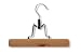 Honey-Can-Do HNGZ01536 Wood Clamp Pant Hangers, 8-Pack, Cedar