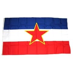 Fahne / Flagge Jugoslawien Stern 90 x 150 cm Flaggen