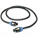 Pro Co 12 AWG Speaker Cable Speakon to Speakon S12NN-10, 12 Gauge Speaker Cable 10'