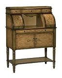 Antique Celedon And Cream Secretary Desk
