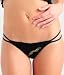 Ed Hardy Black Foil Satin Touch G String