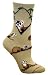 Ferret Cotton Wildlife Animal Art Print Socks 9-11