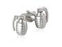 Grenade Silver Cufflinks