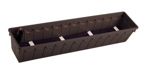 Emsa 966102400 Blumenkasten 100 cm dunkelbraun PALAZZO AQUA COMFORT
