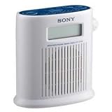 Sony ICFS79W AM/FM/Weather Band Digital Tuner Shower Radio (White)