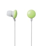 ELECOM カナルタイプヘッドホン EARDROPS COLORS(グリーン) EHP-AIN60GN