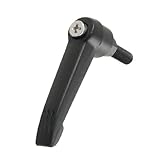 uxcell 調整ハンドル　調整ノブ 16mm　オススレッド　メタル　ブラック　ハイインパクト　ハンドルレバー