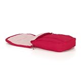 Herlag H9523-114 – Fußsack für City Buggy de Luxe, fuchsia/vichy rosa