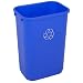 Continental HDPE Recycle Trash Can, Rectangular