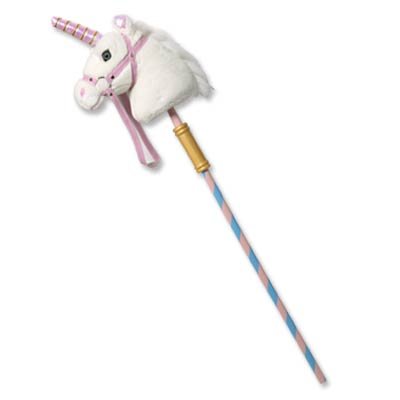 Childrens Toyshop  Toys : Melissa & Doug Deluxe Prance-N-Play Stick Unicorn w/Sound