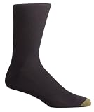  : Gold Toe Men's Metropolitan Dress Sock, Navy, 3-Pack Sock Size 10-13