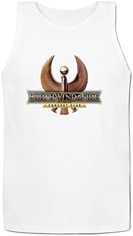 Diy Chicago Earth Wind Fire Heart And Soul Tour Logo Custom Personalized Men's tank tops Jacqueline begay XXL White