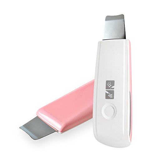 New Updated Version Mini Ultrasonic Skin Scrubber Spatula & Infusion Exfoliation Extractions Facial Lifting Treatment