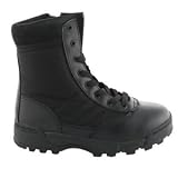 Classic 9 in., Side Zip, Black, Size 8 1/2 Womens