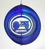Blue Tractor 12 inch Wind Spinner