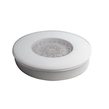 Fortune Products LB-RGBW-6 Super Bright 40 LED Light Base, 6-1/8" Diameter x 1-1/8" Height, Multi-Color