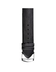 Philip Stein Black Leather 18 mm Strap 1-IB