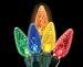 Set of 20 LED Multi-Colored C6 Auto & Boat Christmas Lights - Green Wire