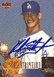 Kole Strayhorn, Los Angeles Dodgers, 2001 Upper Deck Star Rookie Autographed Card