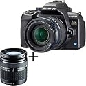 Olympus Evolt E620 12.3MP Live MOS Digital SLR Camera with Image Stabilization and 2.7 inch Swivel LCD w/ 14-42mm f/3.5-5.6 and 40-150mm f/4.0-5.6 ED Zuiko Lenses