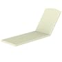 Polywood Outdoor Nautical Chaise Lounge Full Cushion, Natural Sunbrella