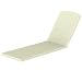 Polywood Outdoor Nautical Chaise Lounge Full Cushion, Natural Sunbrella