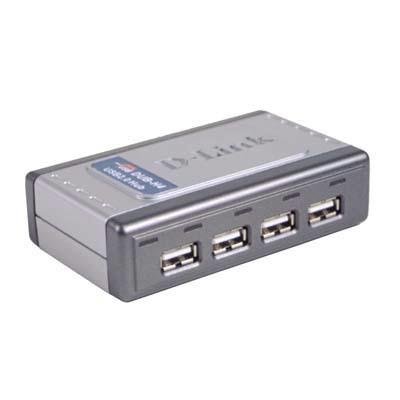 D-Link DUB H4 - Hub - 4 x Hi-Speed USB - desktop