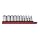GearWrench 80307 10 Piece 1/4-Inch Drive 12 Point Standard SAE Socket Set