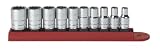 GearWrench 80307 10-Piece 1/4-Inch Dr. 12-Point Standard SAE Socket Set