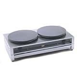 Electric Double Crepe Maker 400ED 18400 [World Cuisine] by SODIR