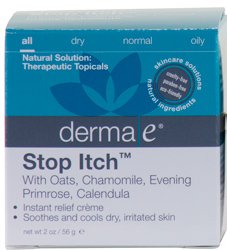 derma e Stop Itch Instant Relief Creme 2 oz (Multi-pack)