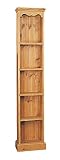 Romney Pine Bookcase with Fixed Shelves