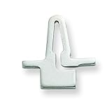 18K White Gold Replacement Tongue Bangle Snap