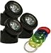 Alpine PLM310 Power Beam Set of 3 10 Watt Lights Only 23 Ft Cord with color lenses with 20 FT extention